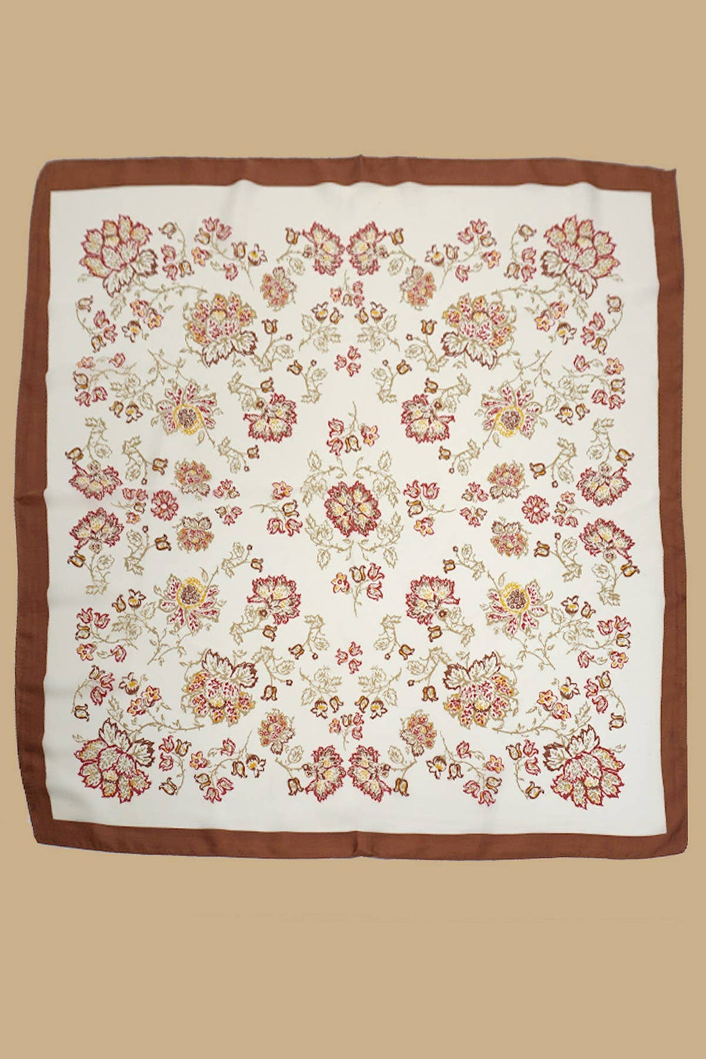 LARGE FLORAL PRINT BANDANA SCARF | 40SC699