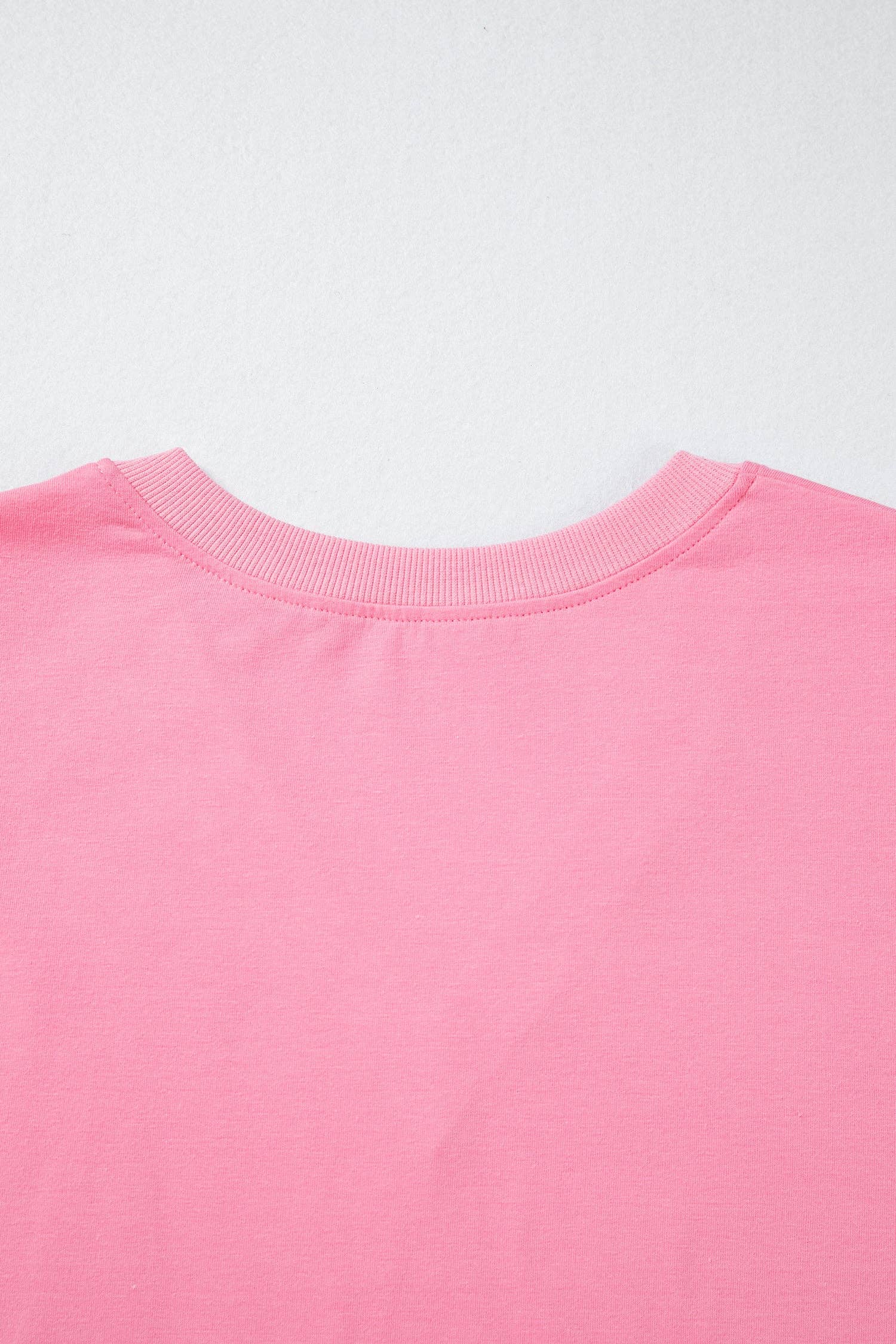 Bonbon Solid V Neck Puff Sleeve Lightweight Blouse Top