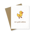 Greeting Card | Con-Quack-Ulations