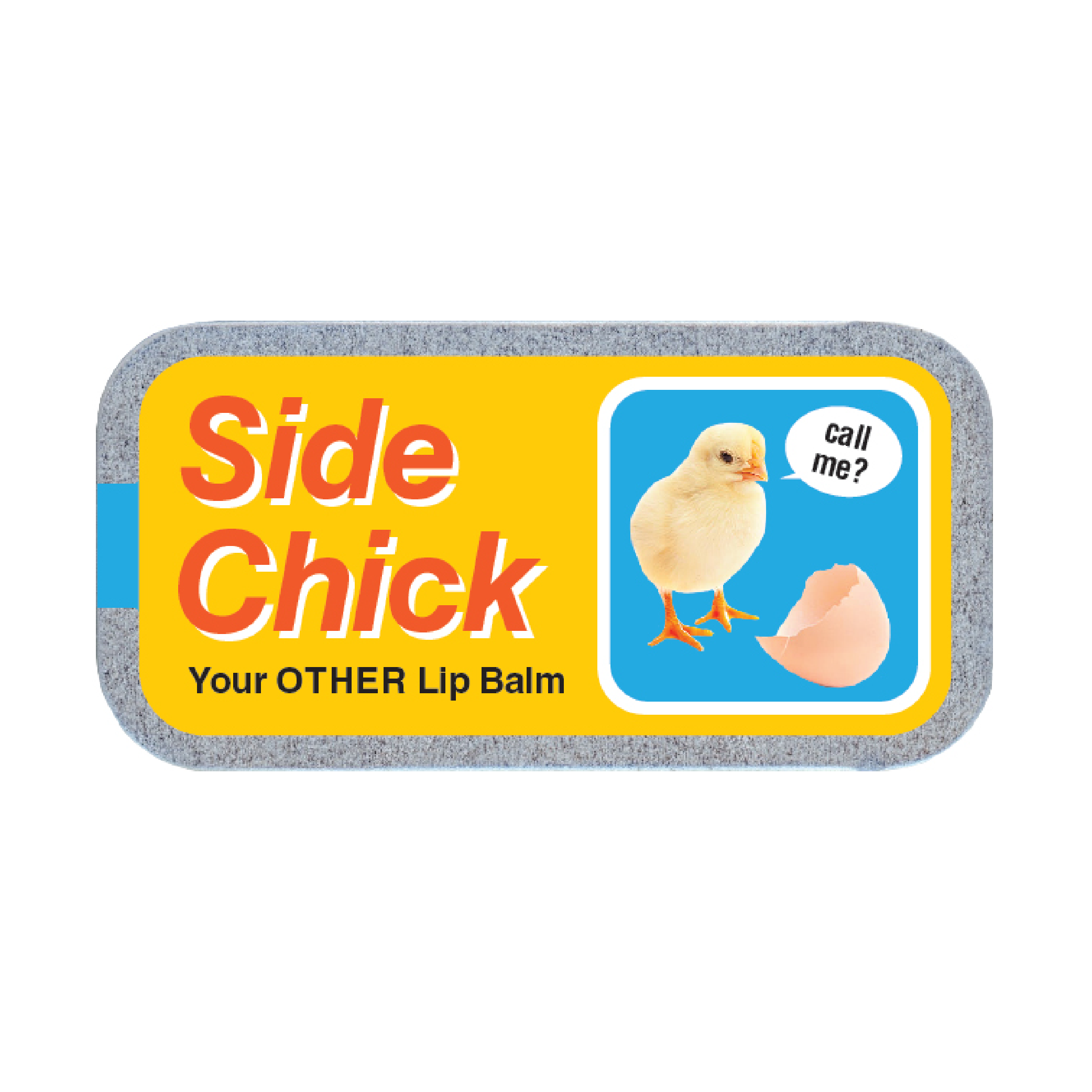 Side Chick Lip Balm | Funny Old School Tin-Blue Rasberry