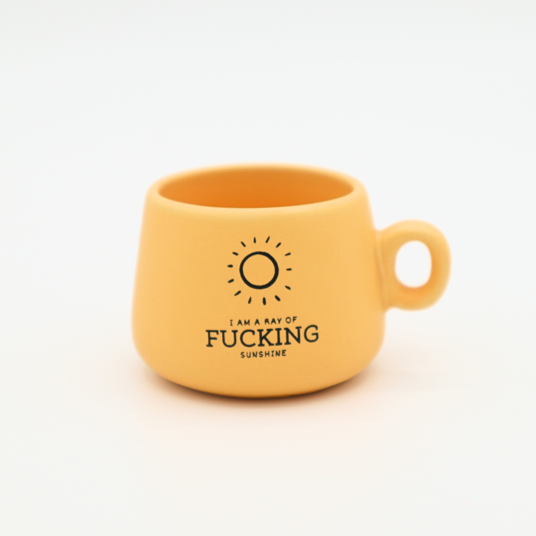 Cappuccino Mug Shot Glass I Am A Ray of Fucking Sunshine