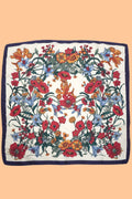 LARGE FLORAL PRINT BANDANA SCARF | 40SC651