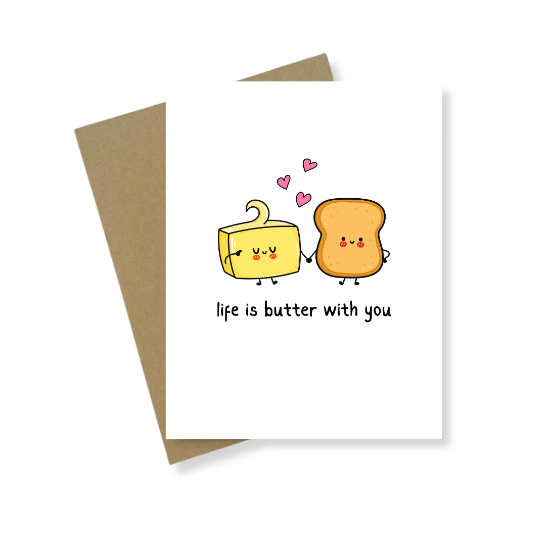 Greeting Card | Life Is Butter With You