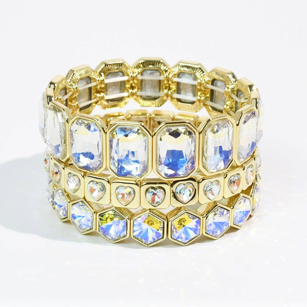 Iridescent Heart Stack Set