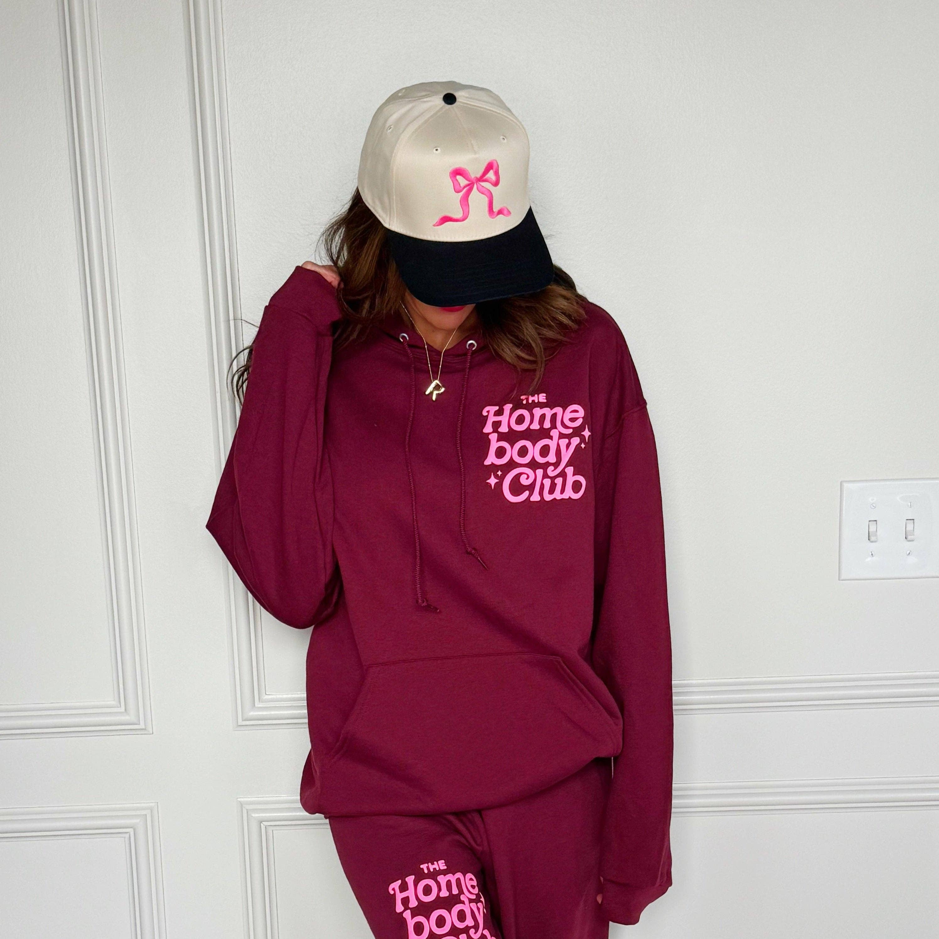 Puff Homebody Club Maroon Hoodie