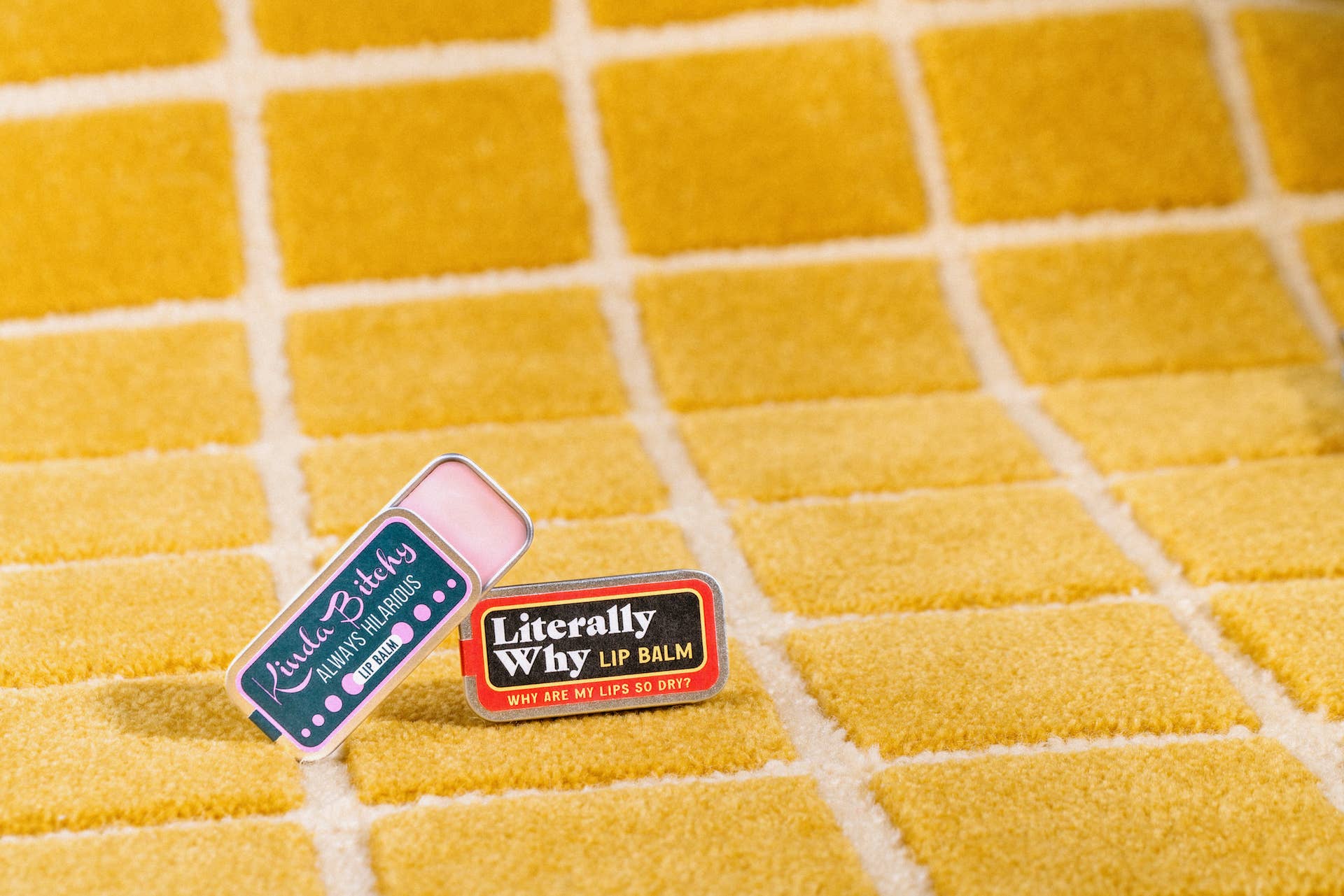 Bougie Bitch Lip Balm | Funny Old School Tin