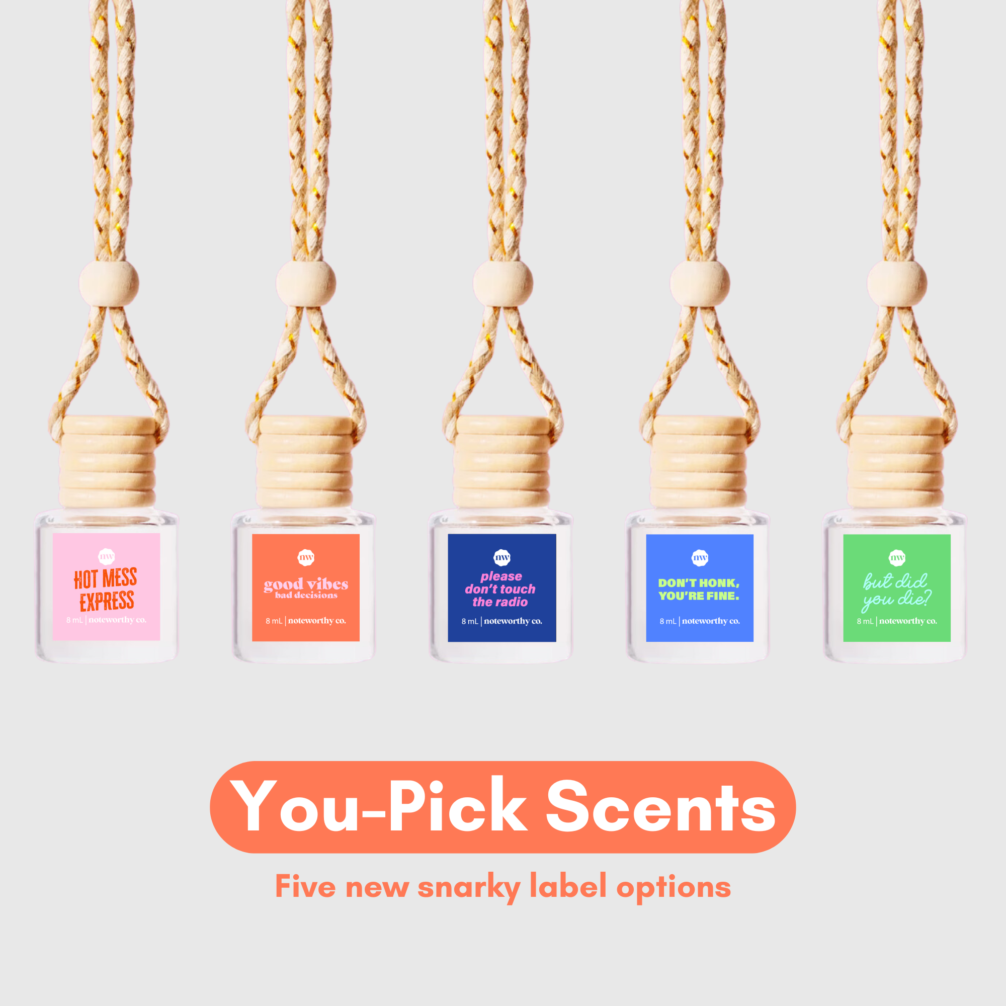 Snarky Car Diffusers | You-Pick Scents | NEW