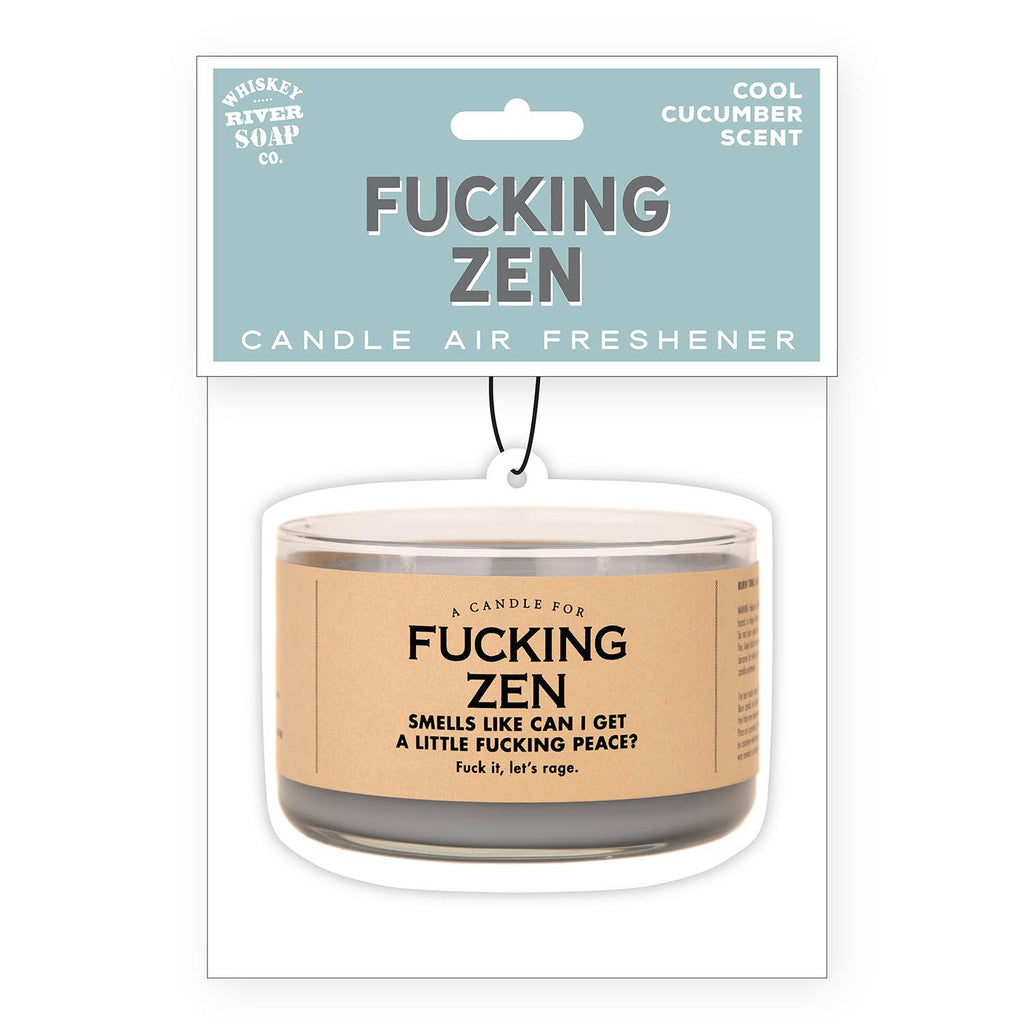 Fucking Zen Air Freshener | Cool Cucumber