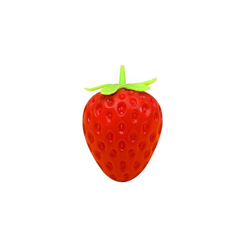 12PCS - Strawberry Squeeze Squishy Stress Relief Toy