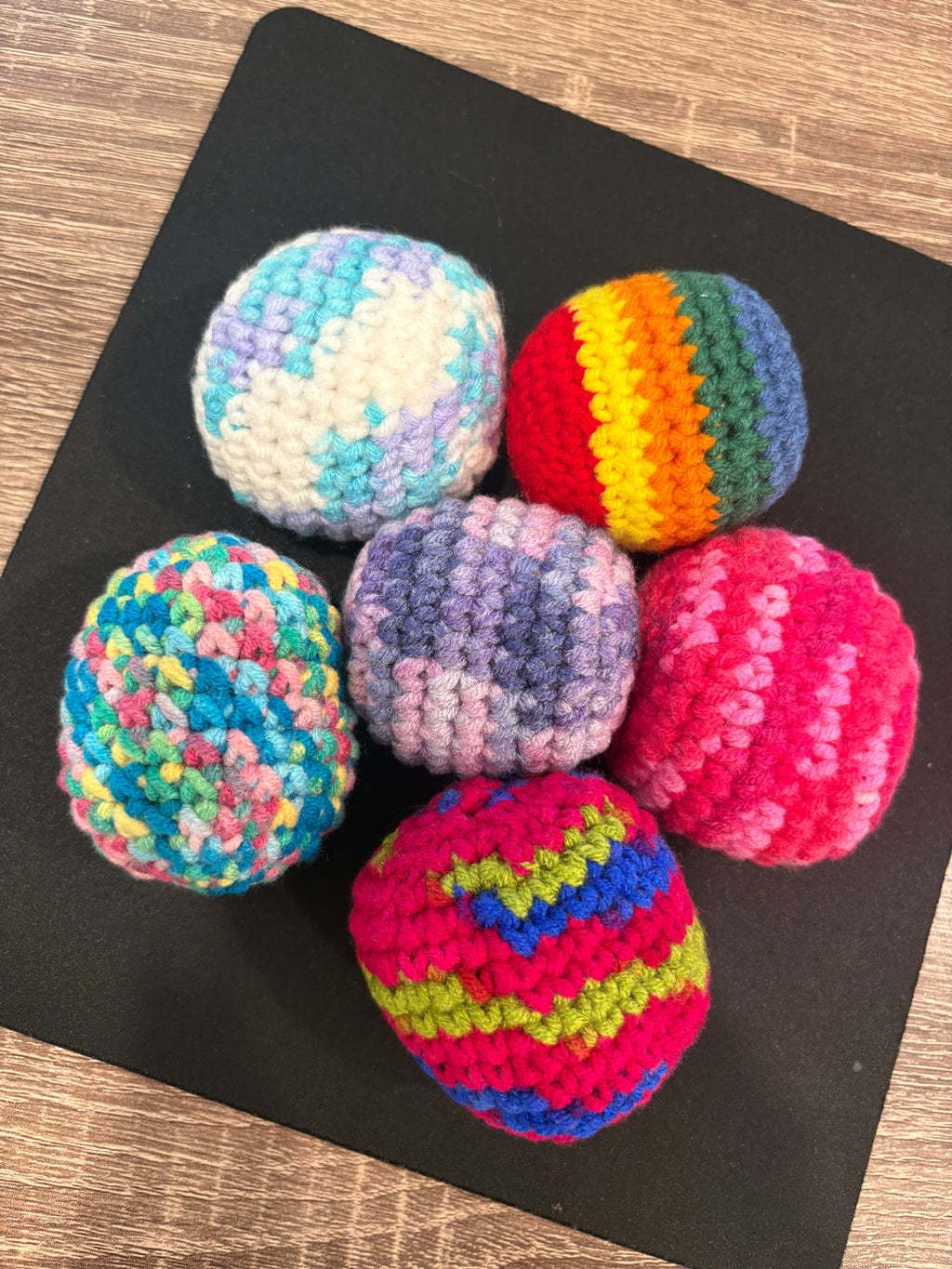 Hand Knit Footbags