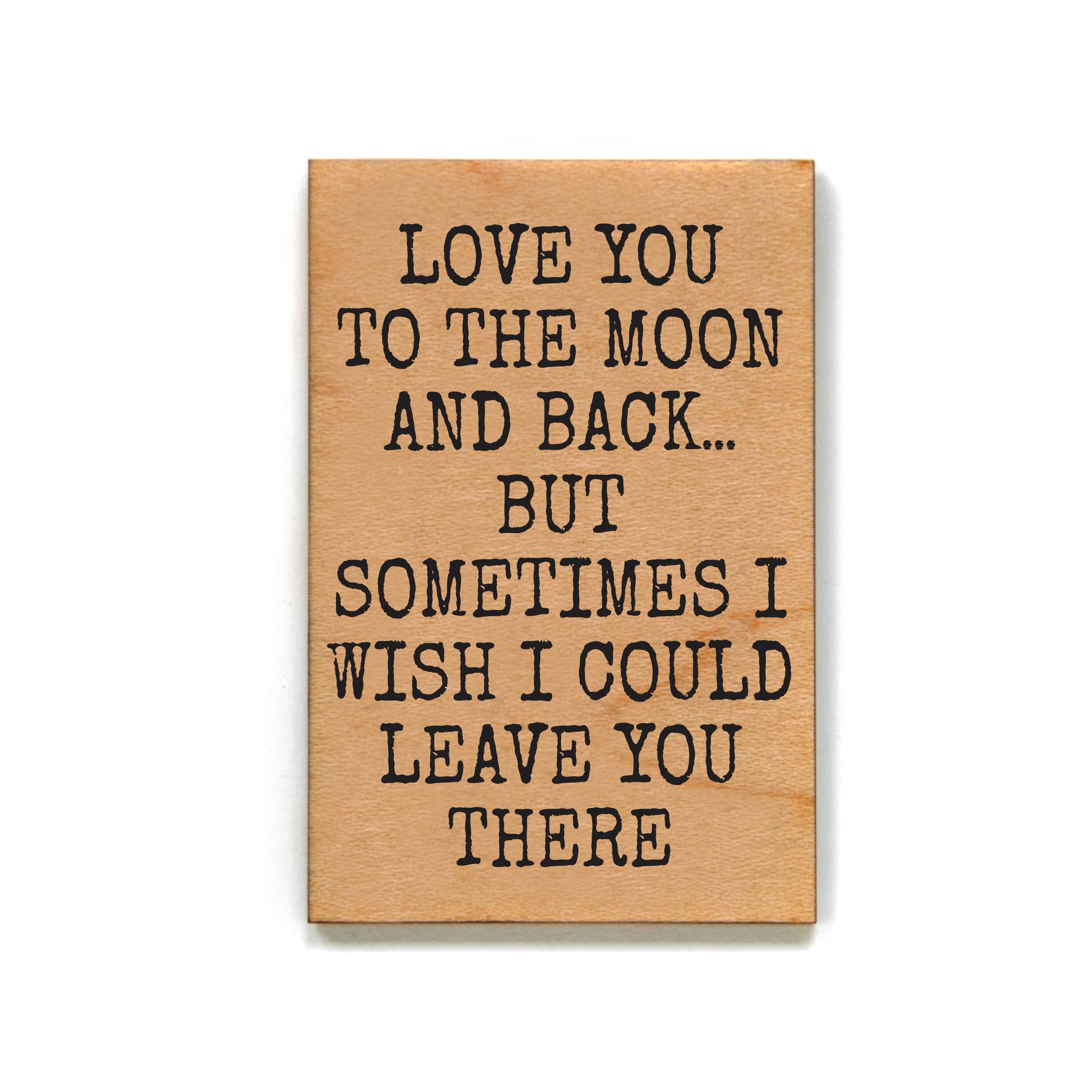 Love You To The Moon Sometimes I Wish I Could Funny Magnets