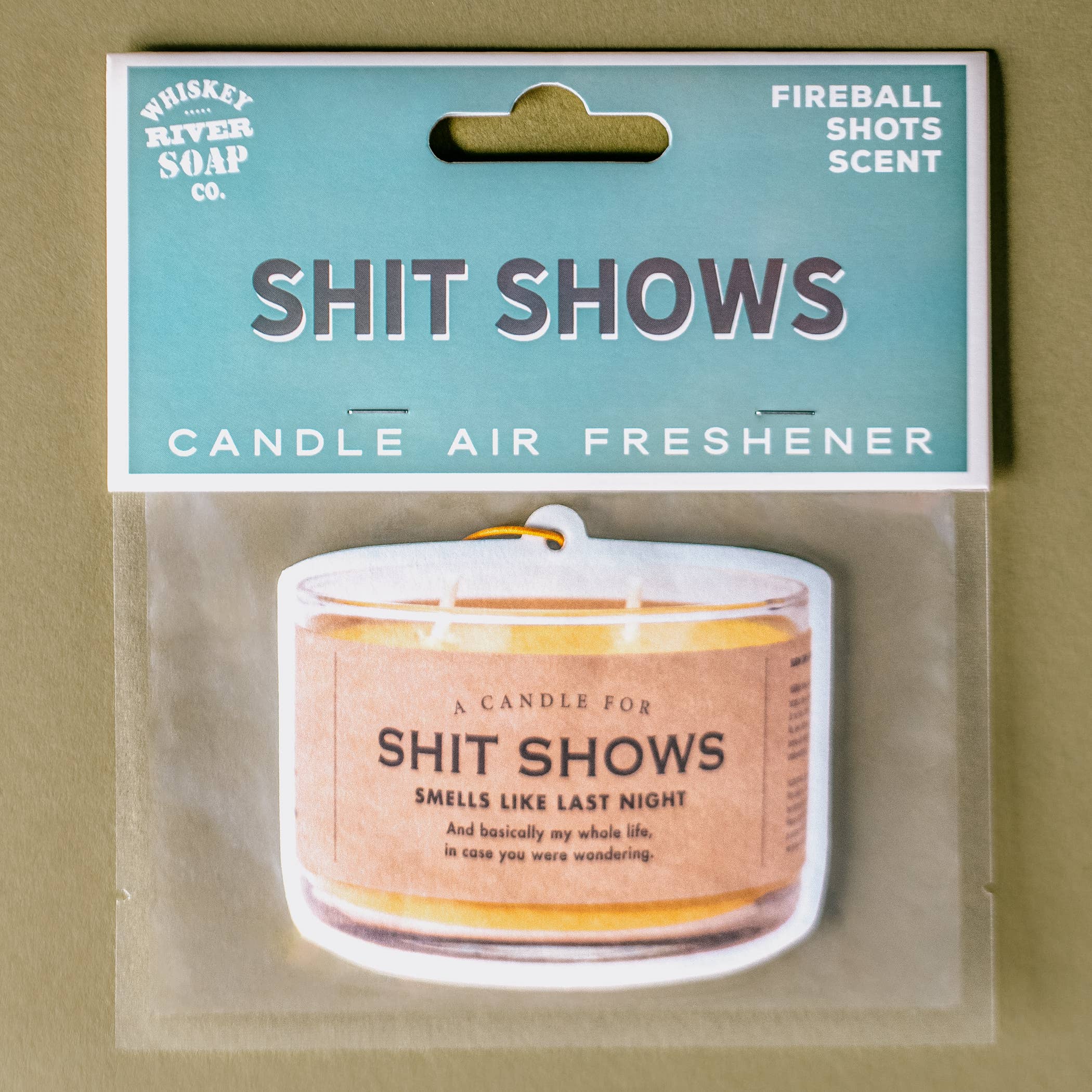 Shit Shows Air Freshener | Fireball Shots