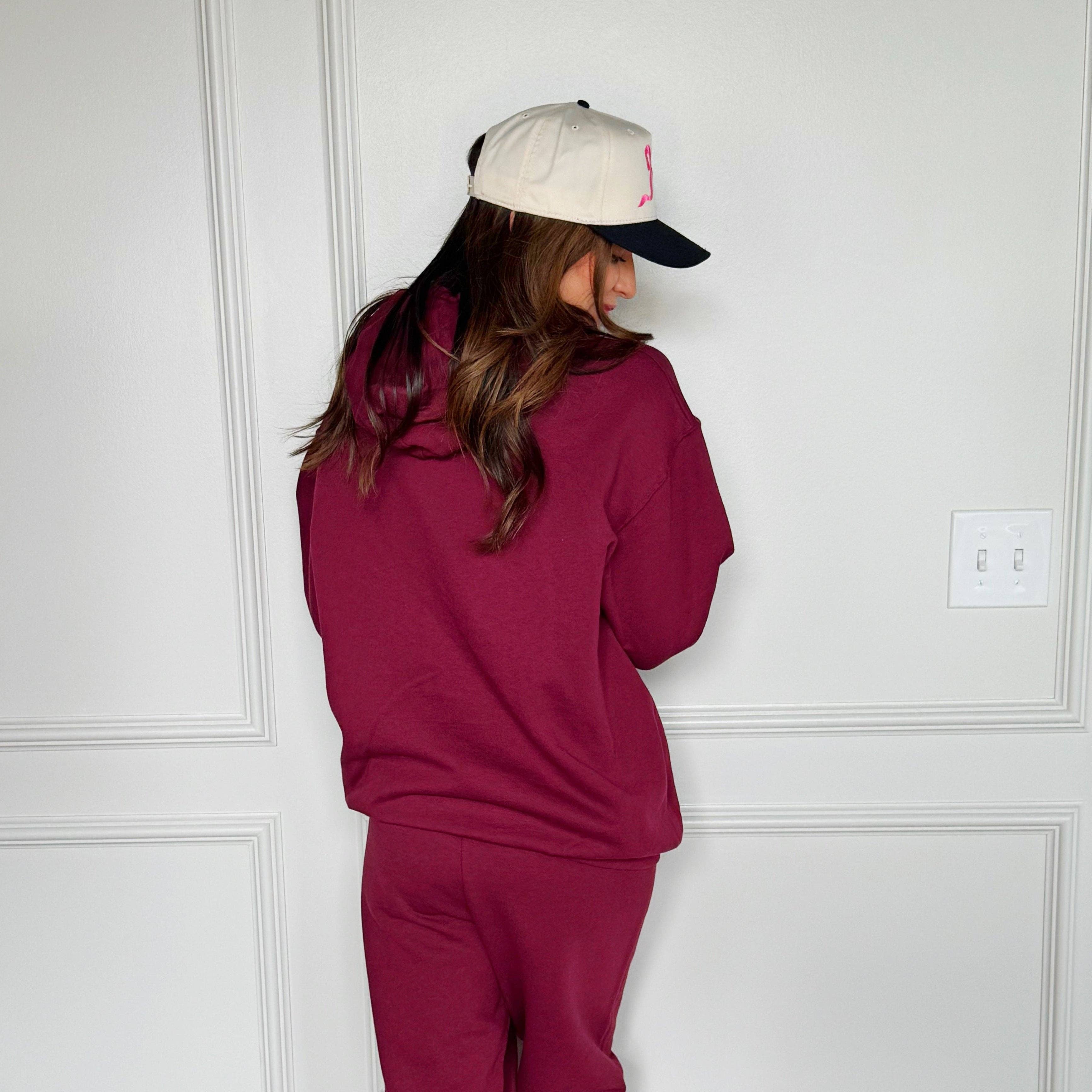 Puff Homebody Club Maroon Hoodie