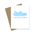 Greeting Card | You Croc My World